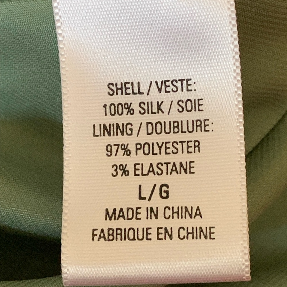 Tahari Chiffon Over Silk Tank Blouse - image 6